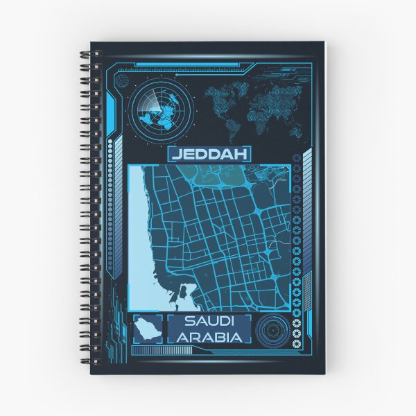 Item preview, JEDDAH MAP SAUDI ARABIA designed and sold by hatimelhag.