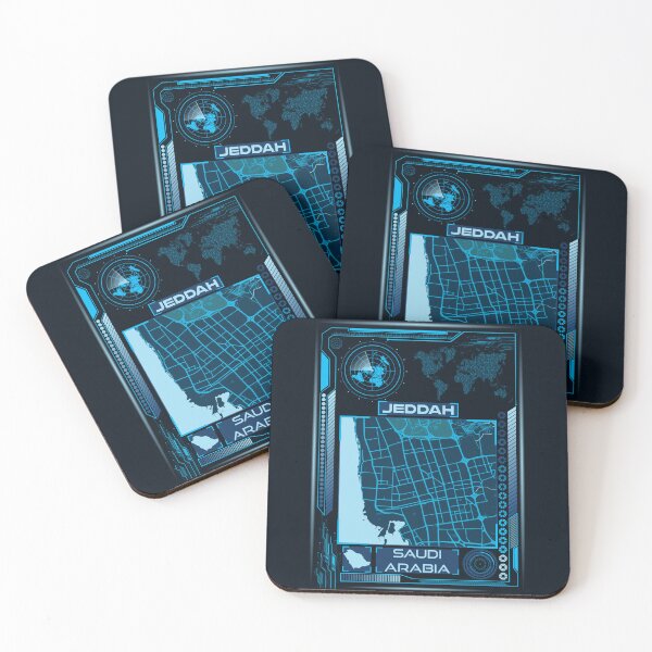 Item preview, JEDDAH MAP SAUDI ARABIA designed and sold by hatimelhag.