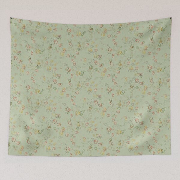Item preview, Vintage  Curls  in Sage  designed and sold by Julie Everhart.