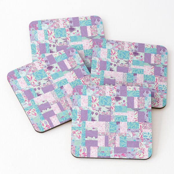 Item preview, Mixed Floral Quilted Pattern Background  designed and sold by NawalMagdy.