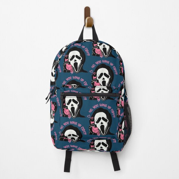 Ghostface selling backpack