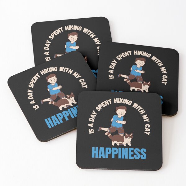 Item preview, Happiness is a day spent hiking With My cat . Quote shirt designed and sold by Reddiamond3 ⭐⭐⭐⭐⭐.