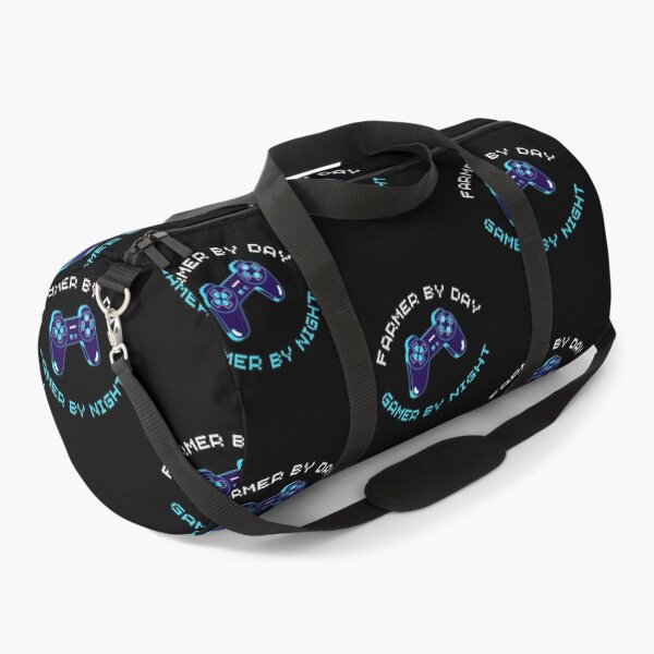Item preview, Farmer by day gamer by night, Funny gaming quote with a gamepad controller for gamers designed and sold by trendyshopy.