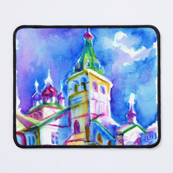 Item preview, Alexandrov Churches Watercolor designed and sold by zlatokryletz.