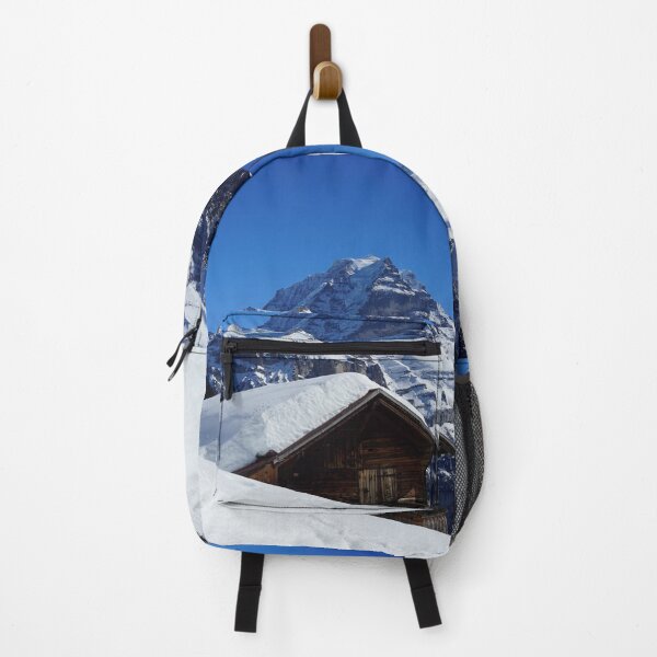 Item preview, A haus and the Jungfrau 4,158 m Switzerland designed and sold by nikawanders.