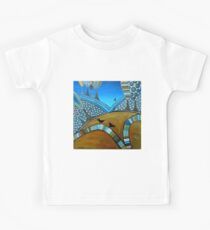 Three black birds Kids Tee