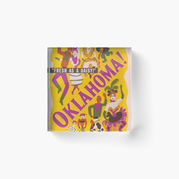 Item preview, Oklahoma Vintage Broadway Poster | American vintage posters designed and sold by POSTERAMALA.