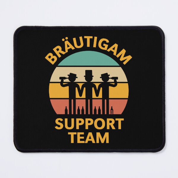 Item preview, Bräutigam Support Team (Stag Party / Sunset) designed and sold by Roderix.