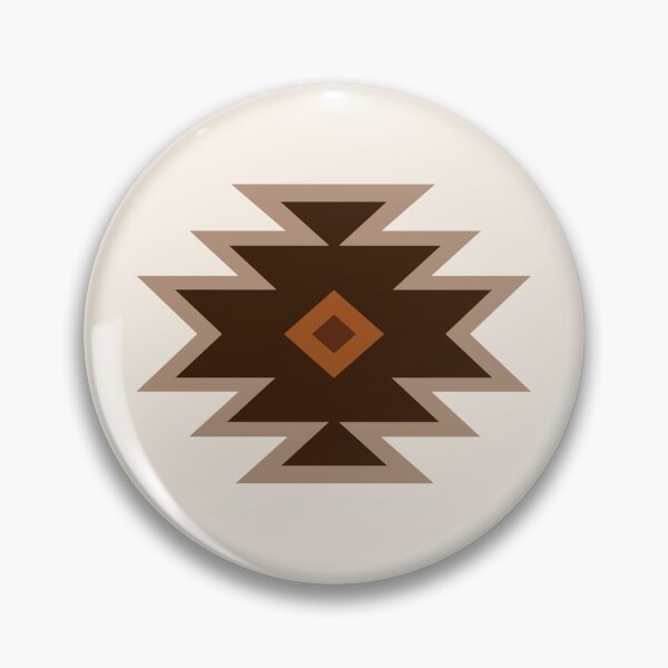 Item preview, Aztec Single Motif Art Browns Rust Cream designed and sold by NataliePaskell.