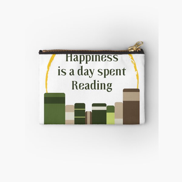 Item preview, Happiness is a Day Spent Reading | Green | White designed and sold by Wintre2.