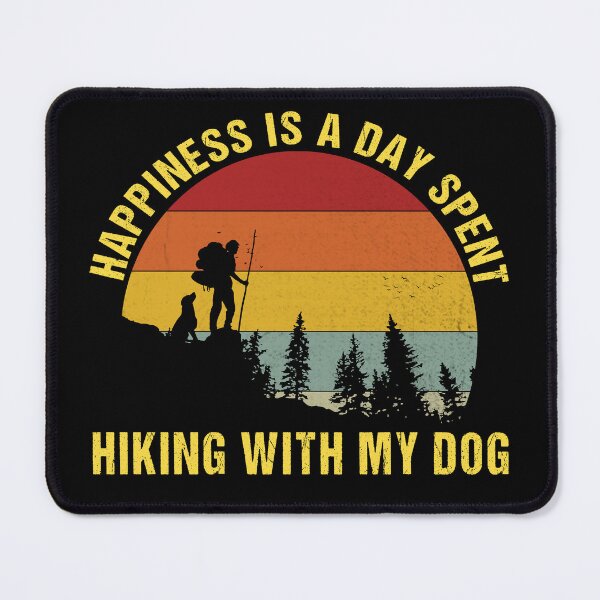 Item preview, Happiness Is A Day Spent Hiking With My Dog designed and sold by amishacreates.