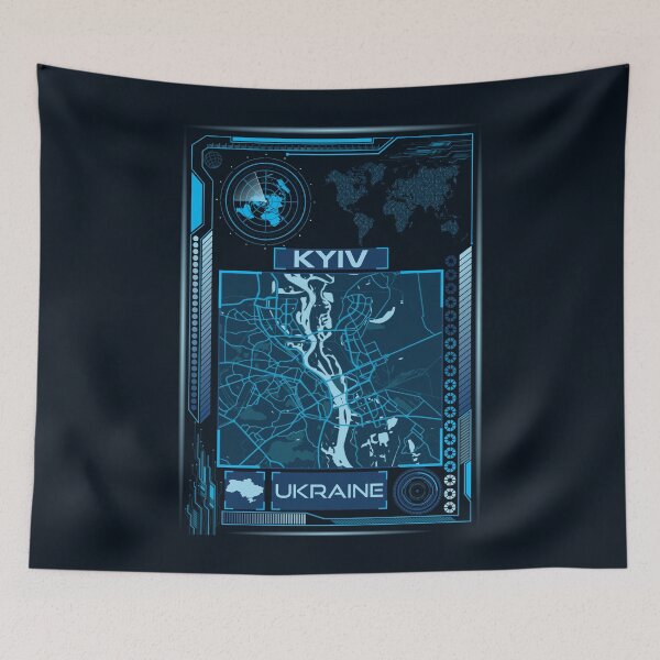 Item preview, KYIV MAP UKRAINE designed and sold by hatimelhag.