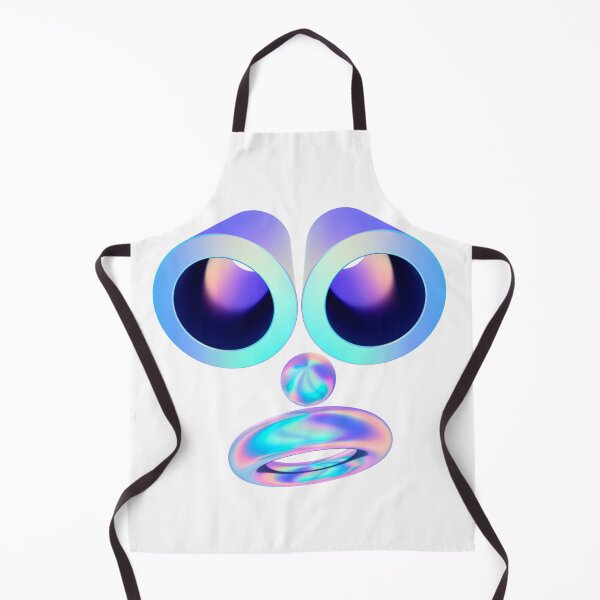 Item preview, 3D gradient saturated rainbow color in the shape of a face designed and sold by Scopestor.