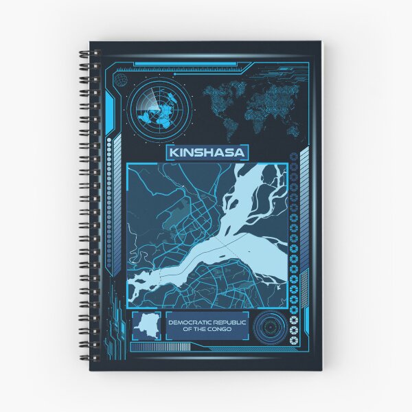 Item preview, KINSHASA MAP CONGO designed and sold by hatimelhag.