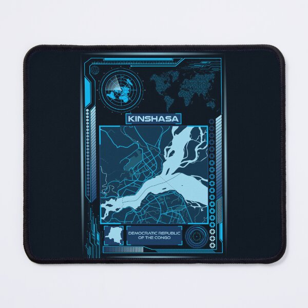 Item preview, KINSHASA MAP CONGO designed and sold by hatimelhag.