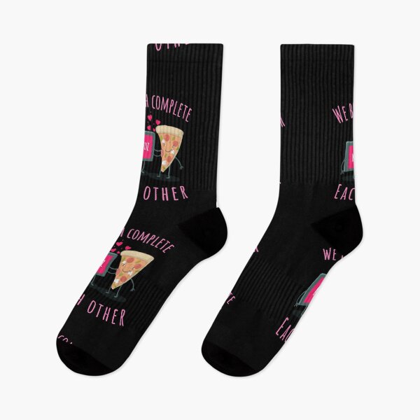 Item preview, We both complete each other   - pizza is my valentines funny valentines day boys kids, good people eat good pizza ,  designed and sold by mr&mrsmalik malik.