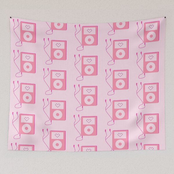 Item preview, Pink Early 2000s Y2K Aesthetic Mp3 player  designed and sold by Creations-By-Em.