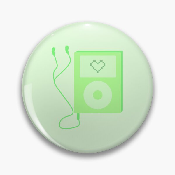 Item preview, Green Early 2000s Y2K Aesthetic Mp3 player  designed and sold by Creations-By-Em.