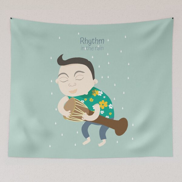 Item preview, My Rhythm in the Rain designed and sold by KewaleeTee.