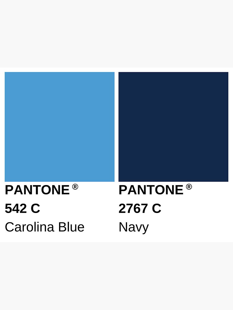 "North Carolina Pantone Color Swatch" Sticker by dbateman1355 Redbubble