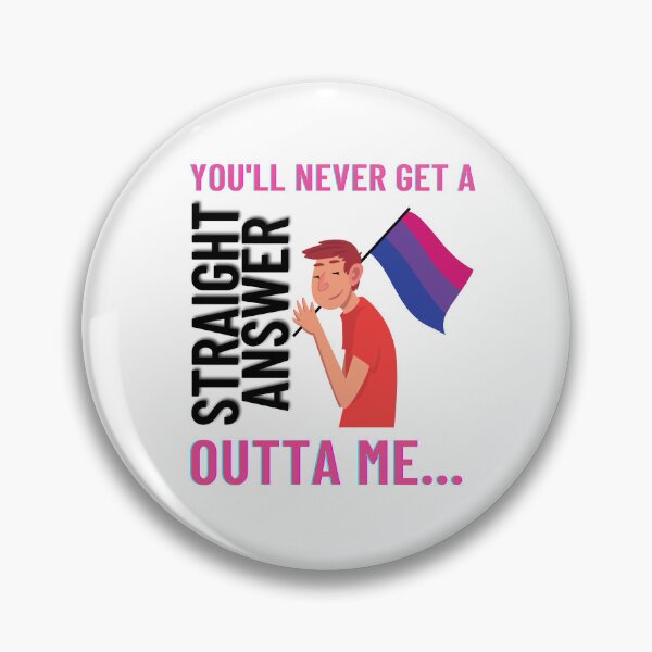 Item preview, No Straight Answers (Bi Edition) designed and sold by Jamie Arpin-Ricci Designs.