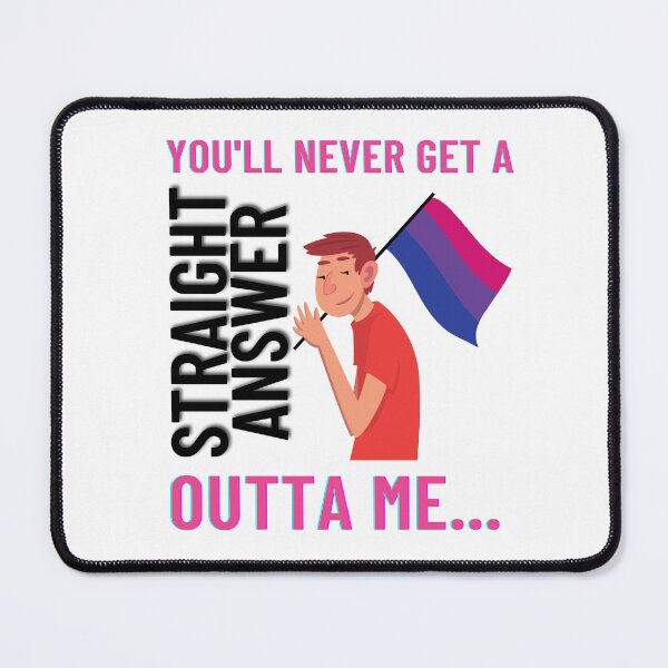 Item preview, No Straight Answers (Bi Edition) designed and sold by Jamie Arpin-Ricci Designs.