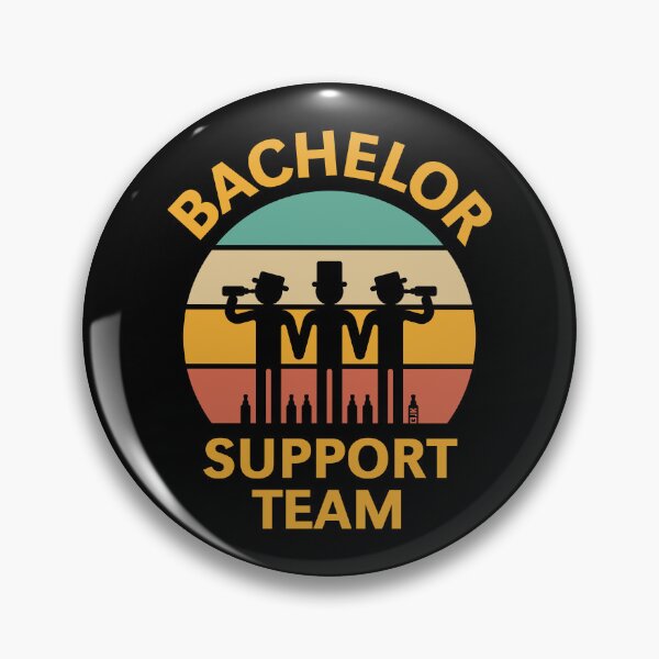 Item preview, Bachelor Support Team (Stag Party / Sunset) designed and sold by MrFaulbaum.