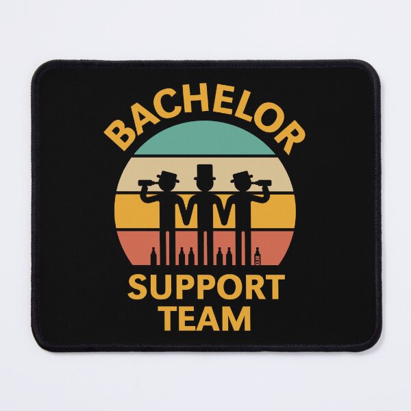Item preview, Bachelor Support Team (Stag Party / Sunset) designed and sold by MrFaulbaum.