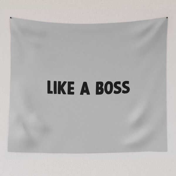 Item preview, Like a Boss, black designed and sold by perezzzoso.