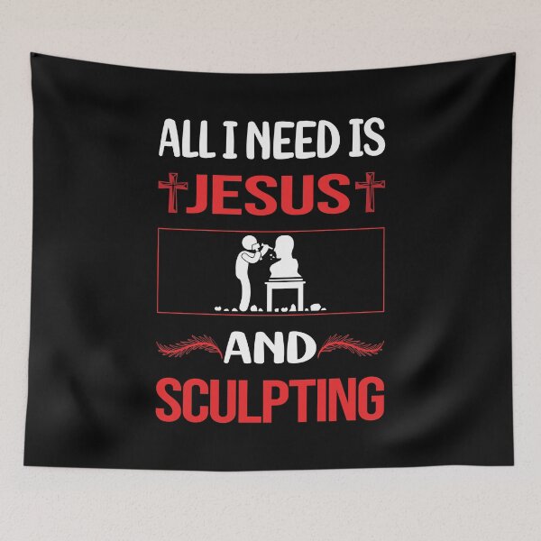 Item preview, Funny Jesus Sculpting Sculptor Sculpture designed and sold by SunnyShop123.