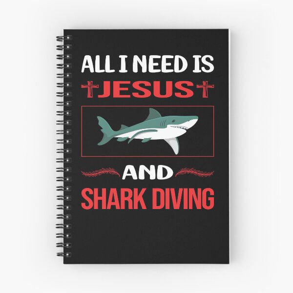 Item preview, Funny Jesus Shark Diving Diver designed and sold by SunnyShop123.