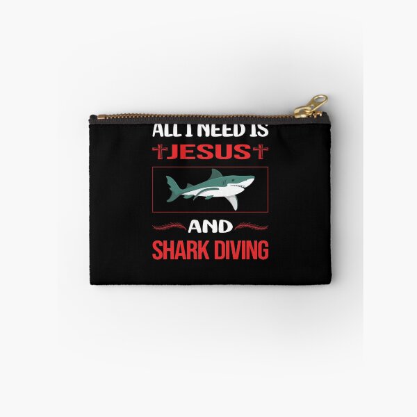 Item preview, Funny Jesus Shark Diving Diver designed and sold by SunnyShop123.
