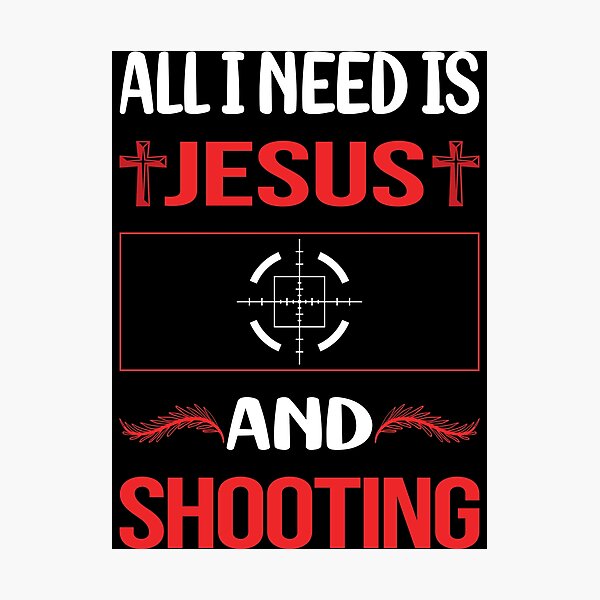 Item preview, Funny Jesus Shooting designed and sold by SunnyShop123.