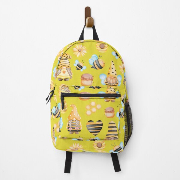 Item preview, Gnome Honey Bees Seamless Patterns Golden Bee designed and sold by Aramdesing.