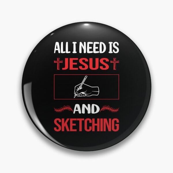 Item preview, Funny Jesus Sketching designed and sold by SunnyShop123.