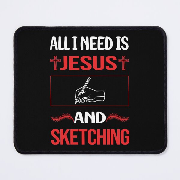 Item preview, Funny Jesus Sketching designed and sold by SunnyShop123.