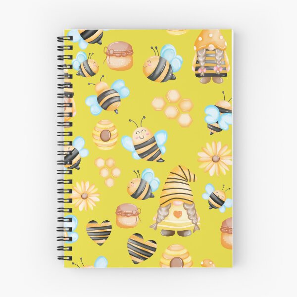 Item preview, Gnome Honey Bees Seamless Patterns Golden Bee designed and sold by Aramdesing.