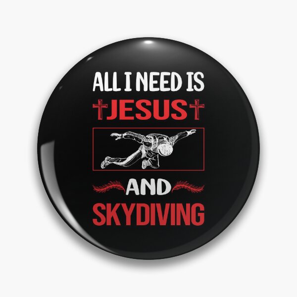 Item preview, Funny Jesus Skydiving Skydive Skydiver designed and sold by SunnyShop123.