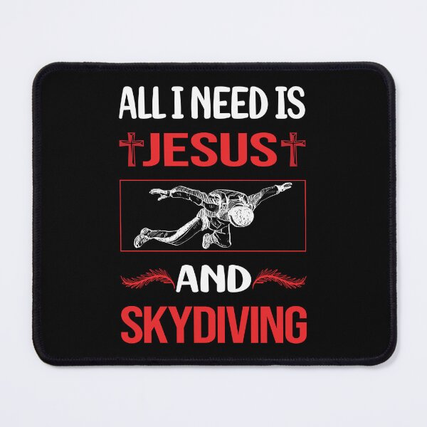Item preview, Funny Jesus Skydiving Skydive Skydiver designed and sold by SunnyShop123.