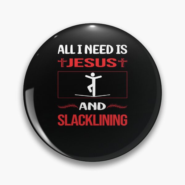Item preview, Funny Jesus Slacklining Slackline Slackliner designed and sold by SunnyShop123.