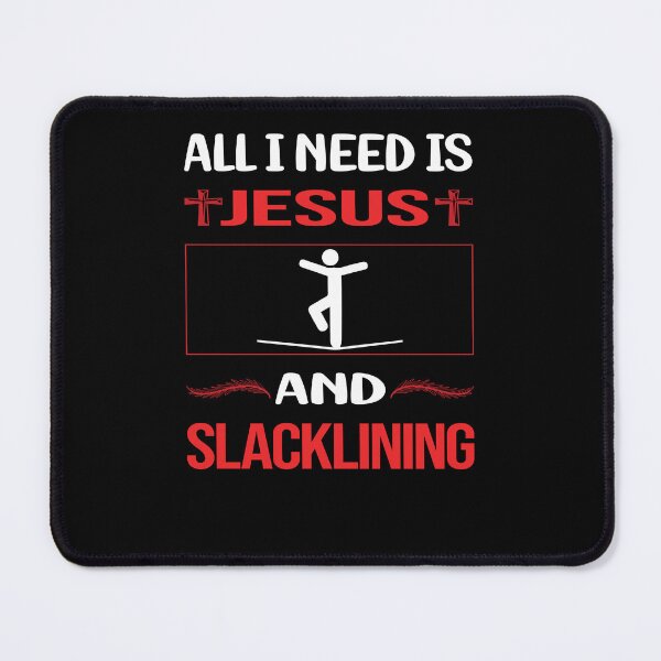 Item preview, Funny Jesus Slacklining Slackline Slackliner designed and sold by SunnyShop123.