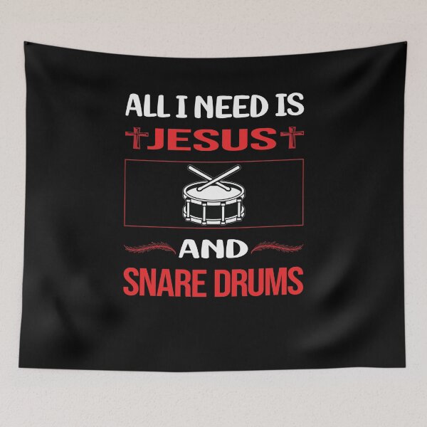 Item preview, Funny Jesus Snare Drum Drums designed and sold by SunnyShop123.
