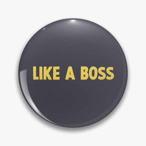 Item preview, Like a Boss, mustard designed and sold by perezzzoso.