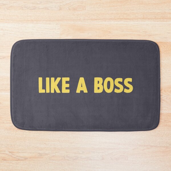 Item preview, Like a Boss, mustard designed and sold by perezzzoso.