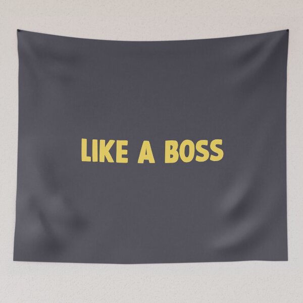 Item preview, Like a Boss, mustard designed and sold by perezzzoso.