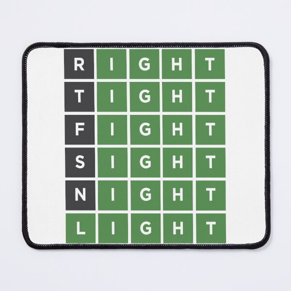 Item preview, Light Wordle Game designed and sold by WhataCuteTee.