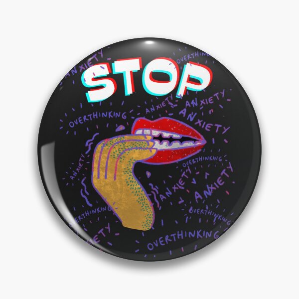 Item preview, Overthinking kills your happiness_ stop overthinking designed and sold by sofiazazi.