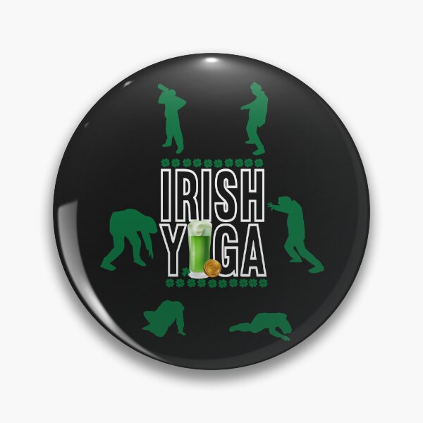 Item preview, Drink Drank Drunk St Patricks Day Irish Yoga designed and sold by kakarot-art.