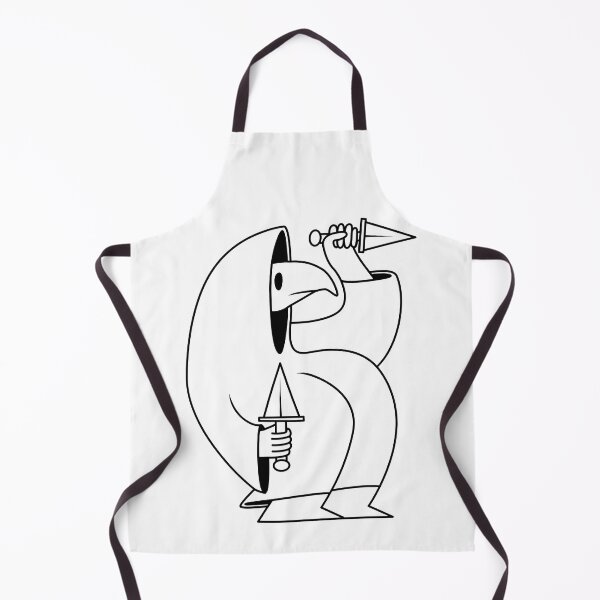 Item preview, Bird Guy with Knives (white background) designed and sold by Owl-n-bear.