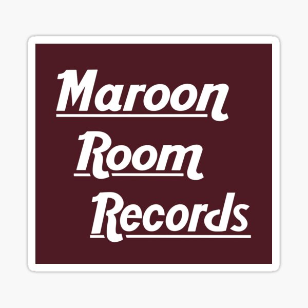 Maroon Room Records Sticker